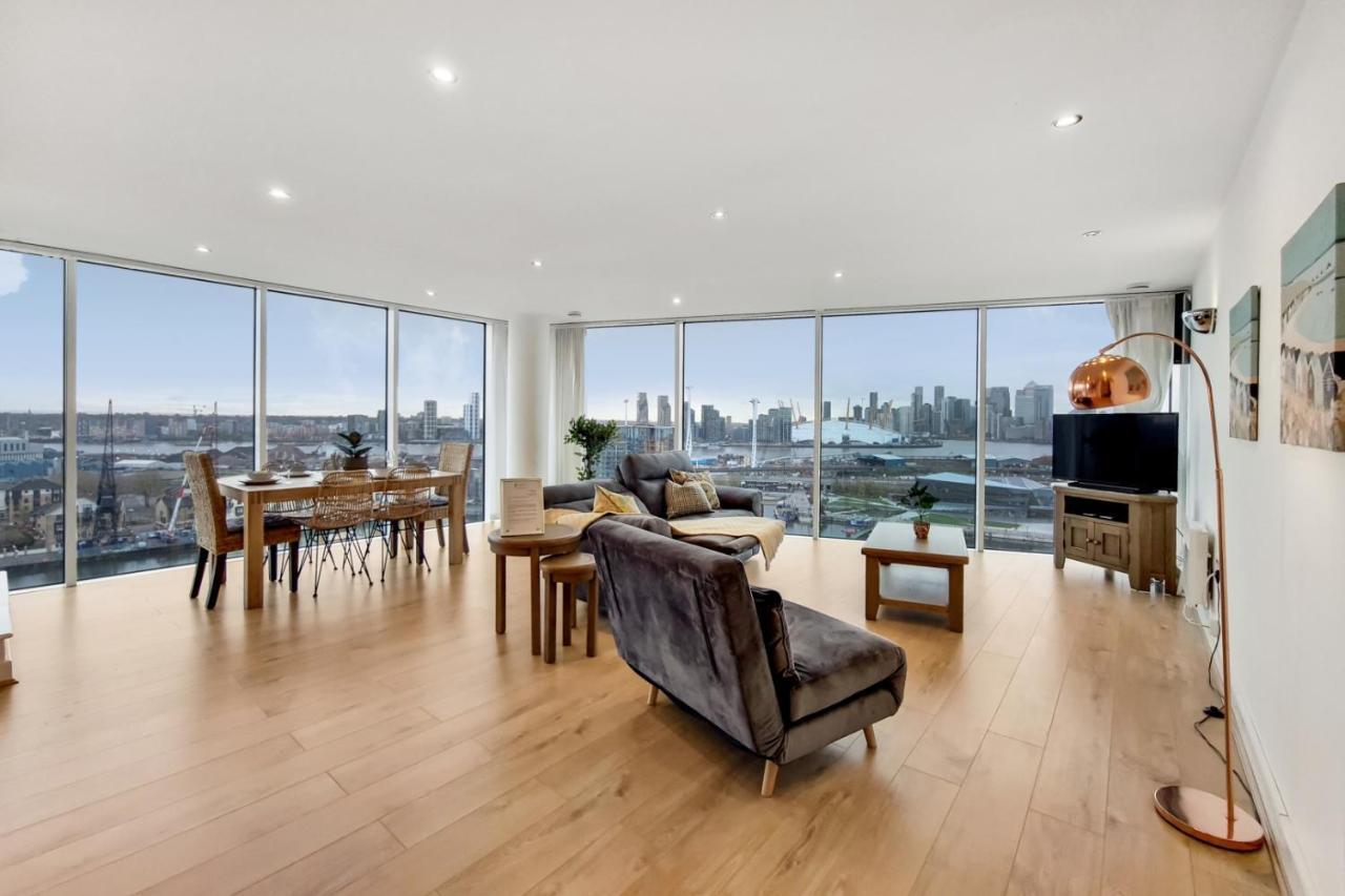 Deluxe Two Bed Apartment With River & City View Londres Exterior foto