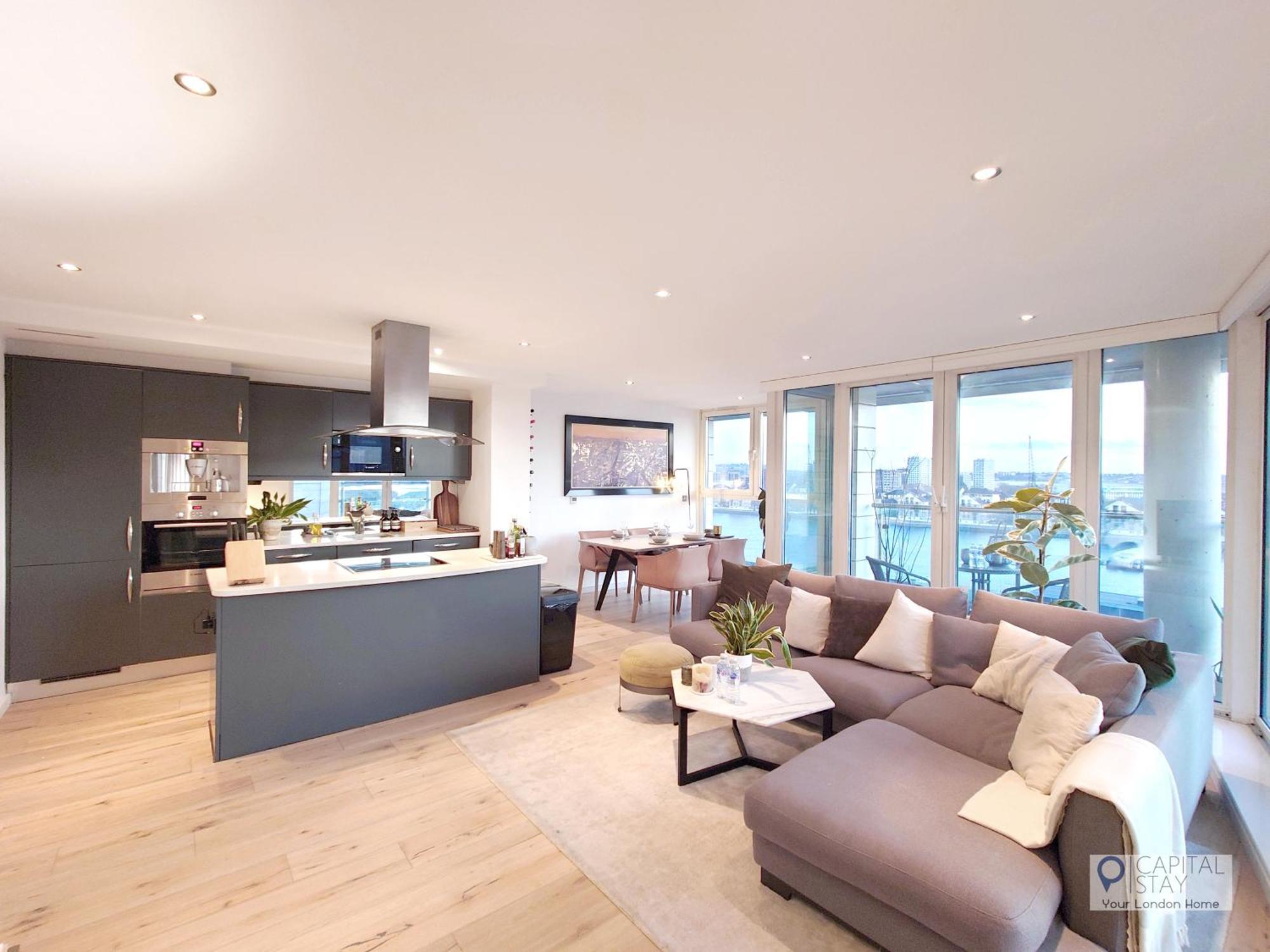 Deluxe Two Bed Apartment With River & City View Londres Exterior foto