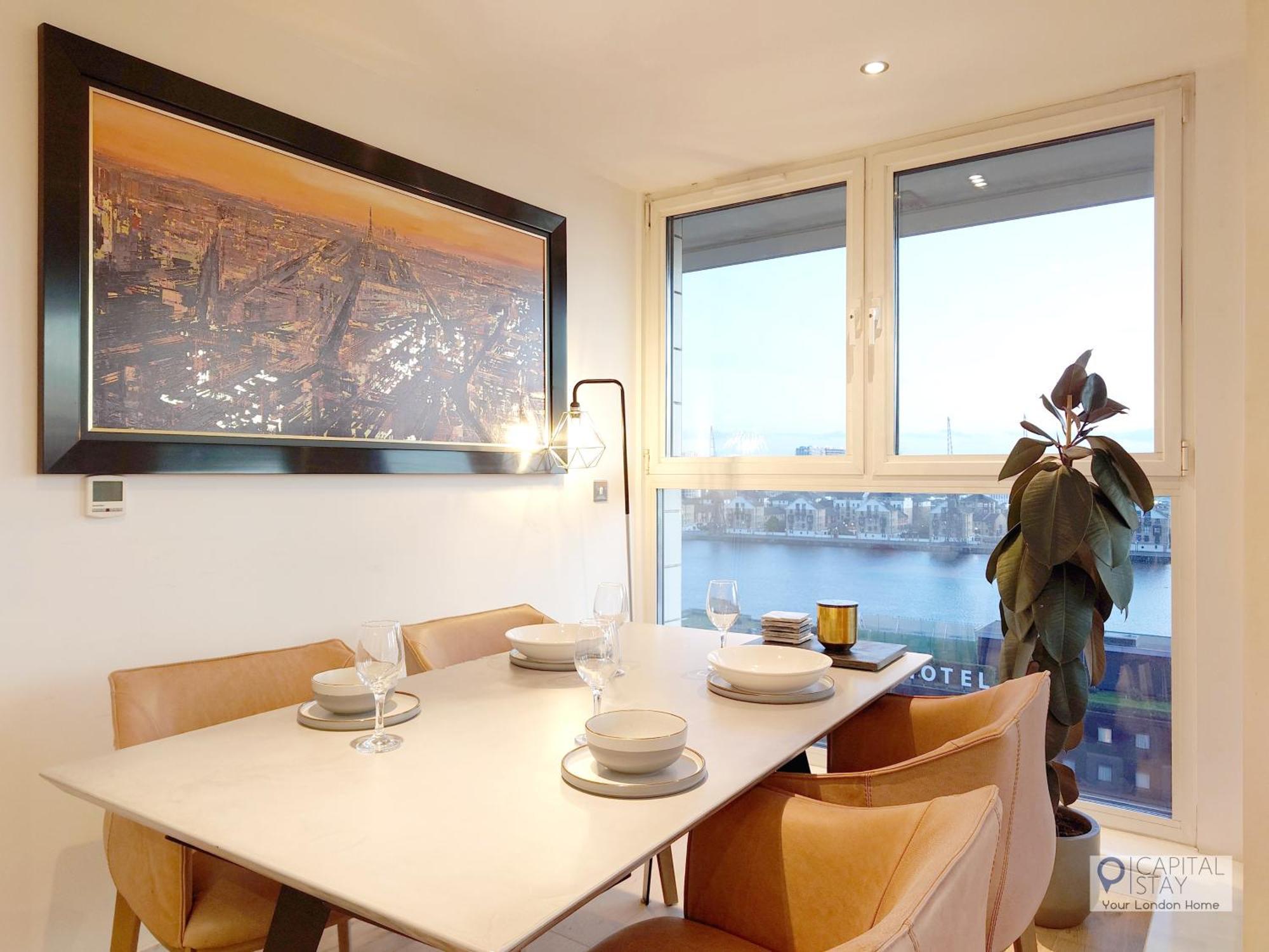 Deluxe Two Bed Apartment With River & City View Londres Exterior foto