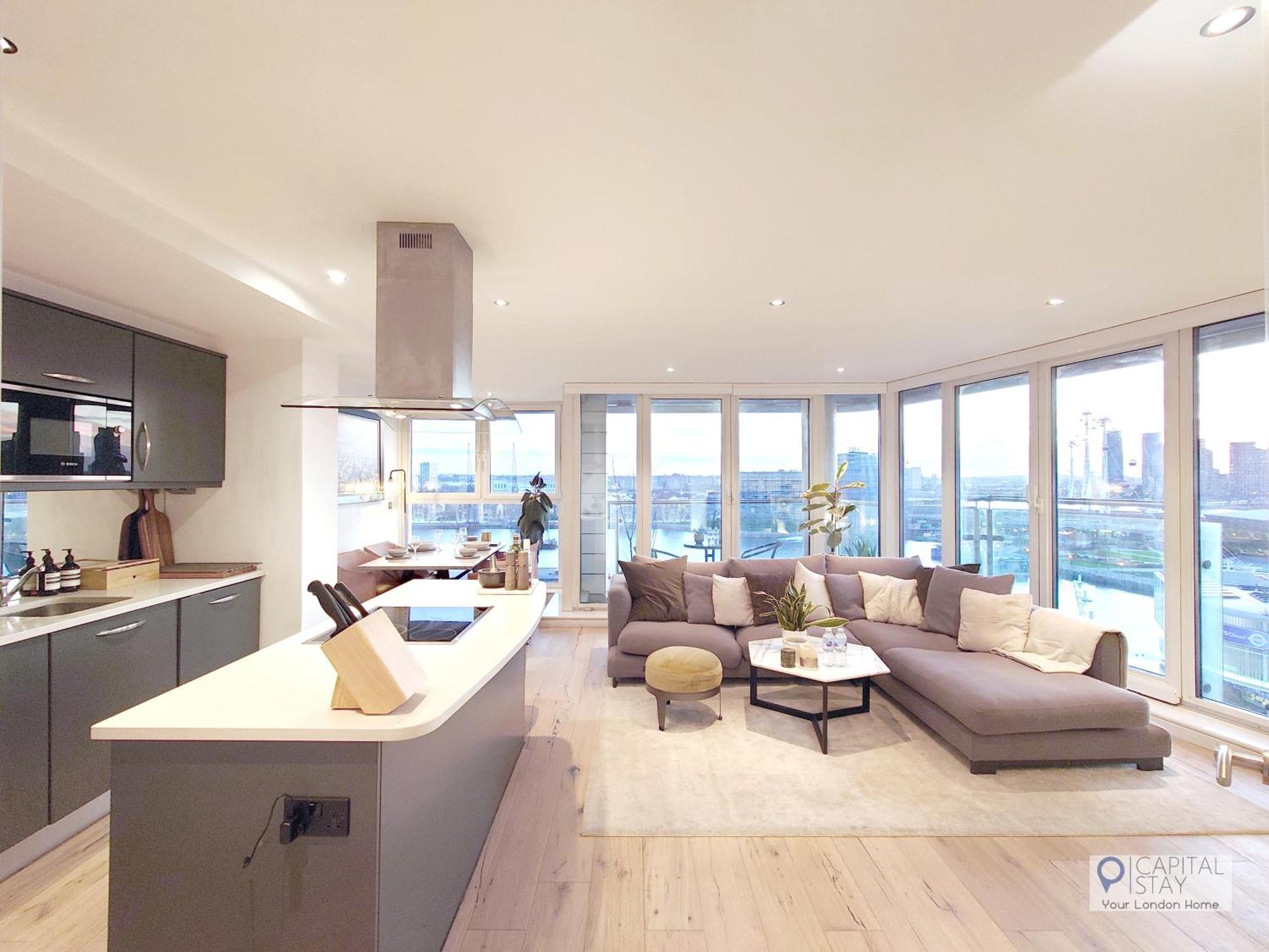 Deluxe Two Bed Apartment With River & City View Londres Exterior foto