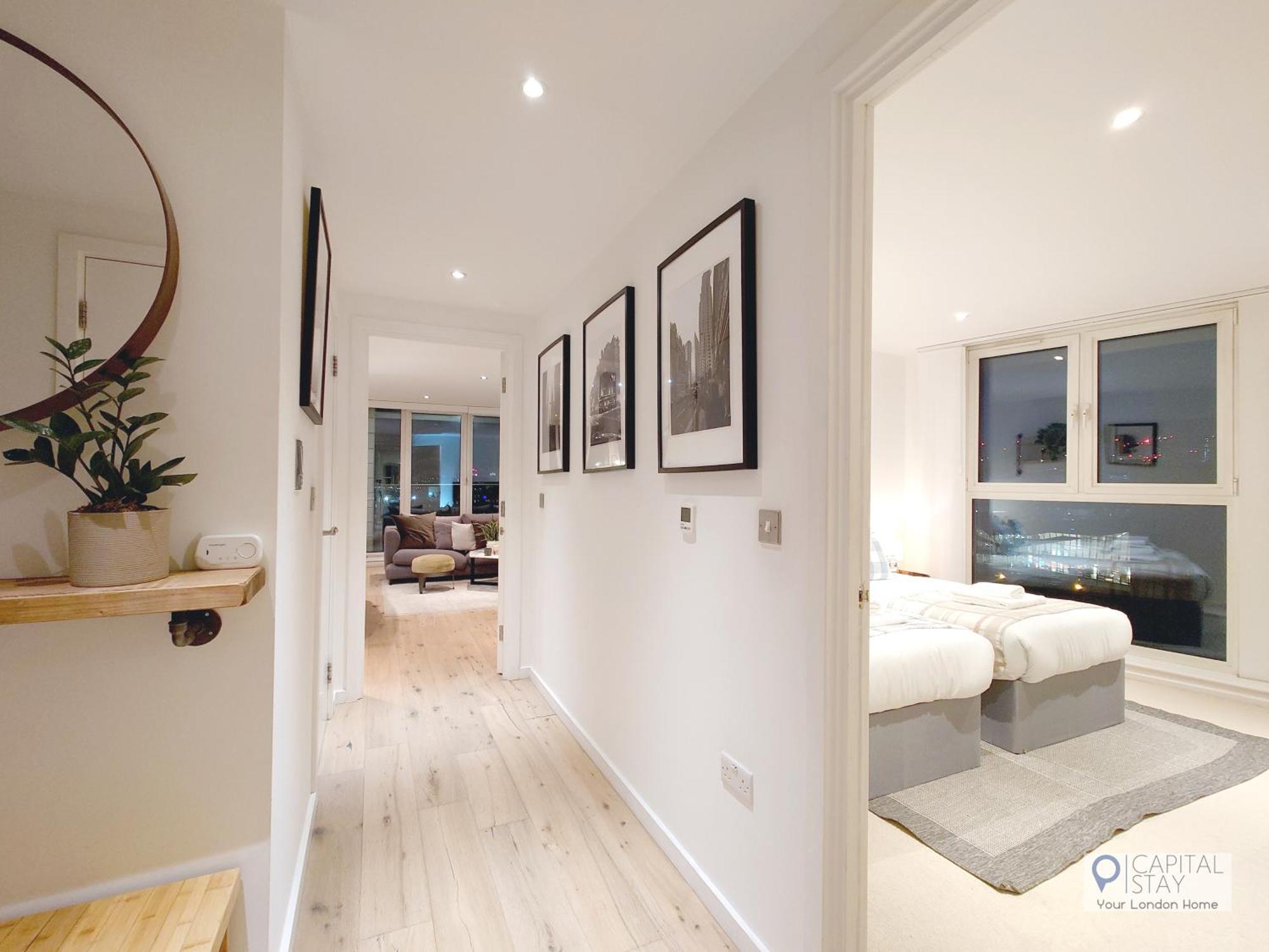 Deluxe Two Bed Apartment With River & City View Londres Exterior foto